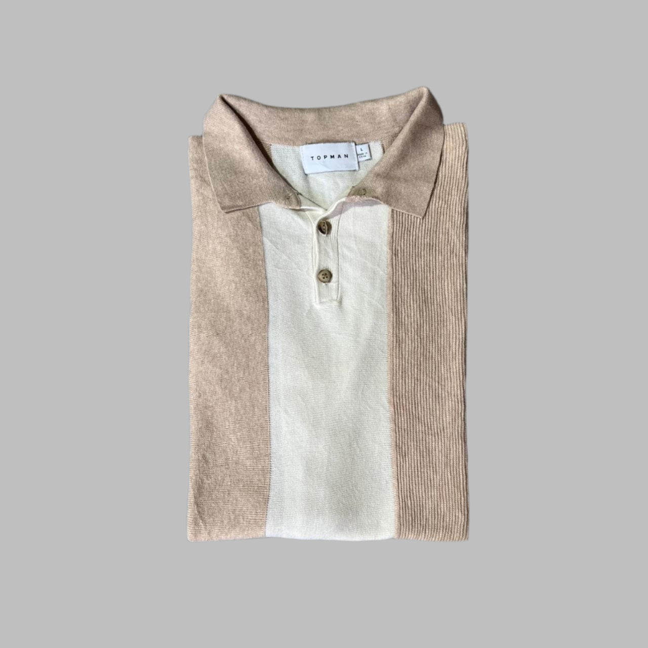 Skin Color Half Sleeves Polo