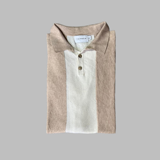 Skin Color Half Sleeves Polo
