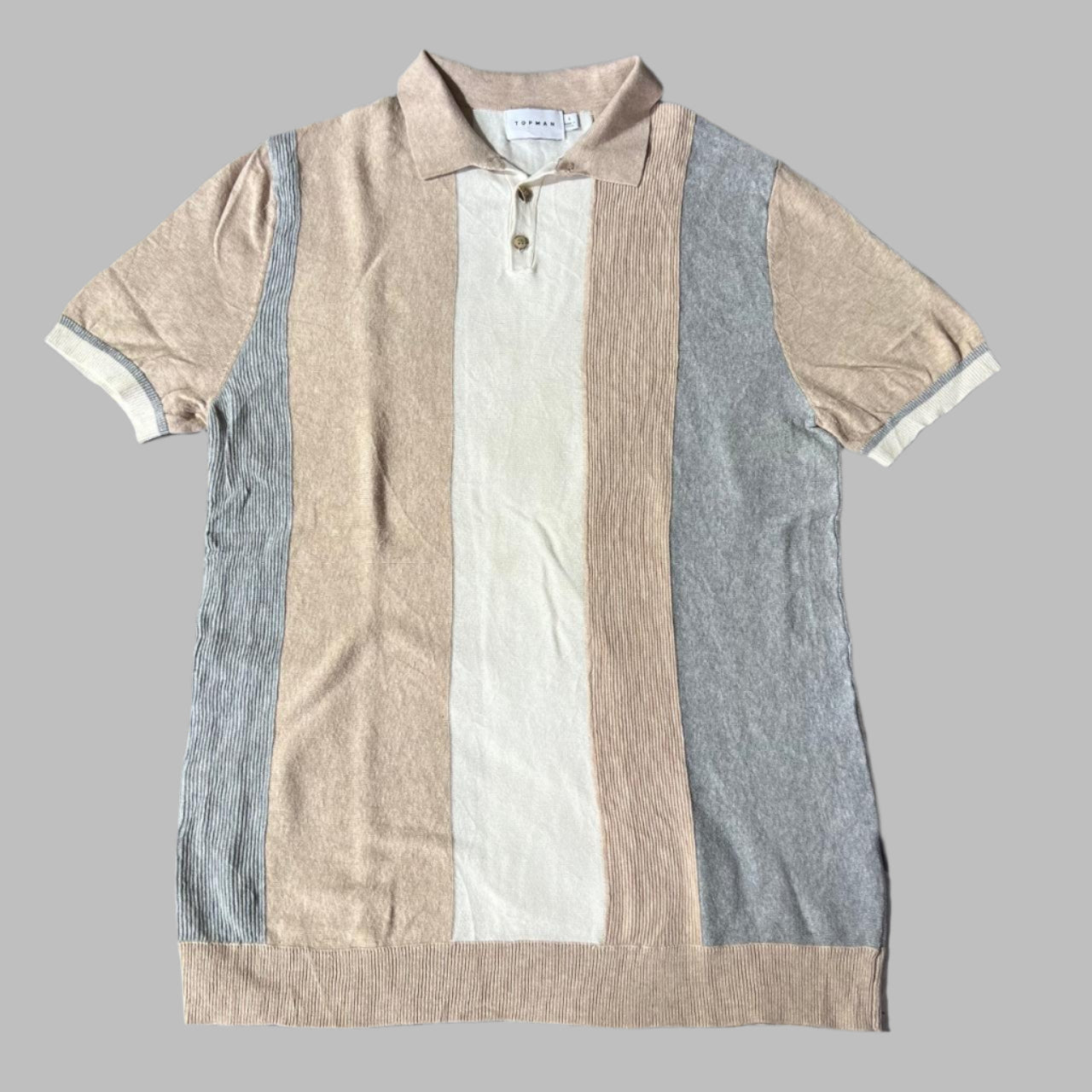 Skin Color Half Sleeves Polo