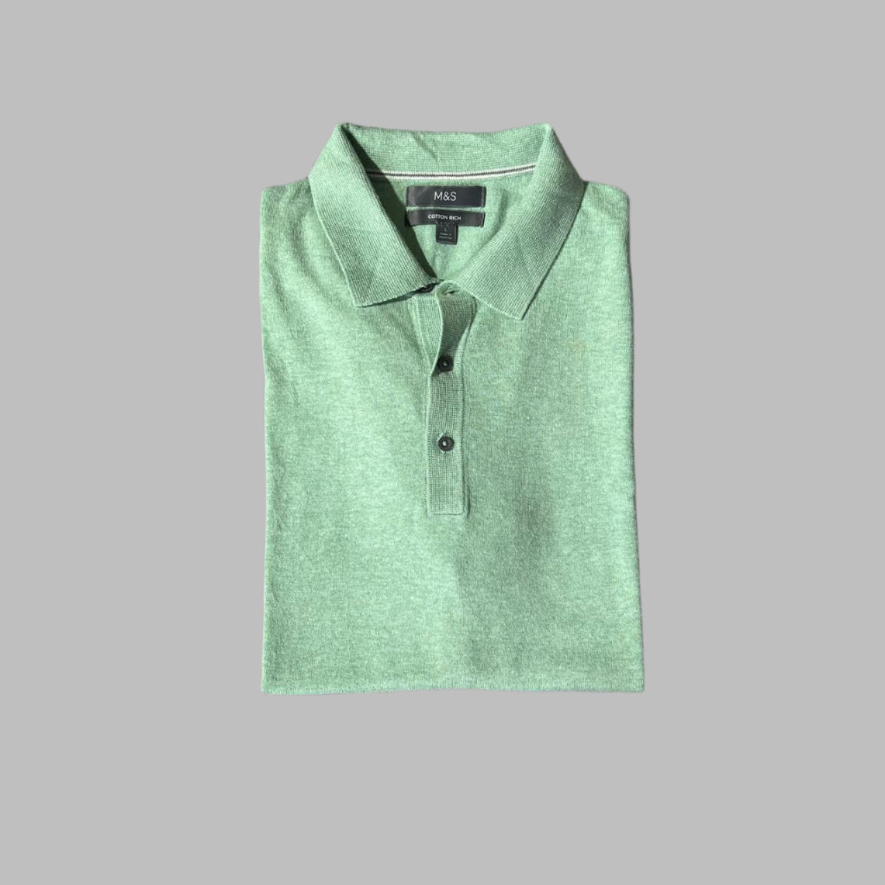 Mint Green Color Half Sleeves Polo