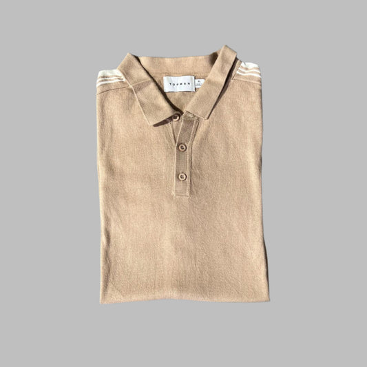 Skin Color Half Sleeves Polo