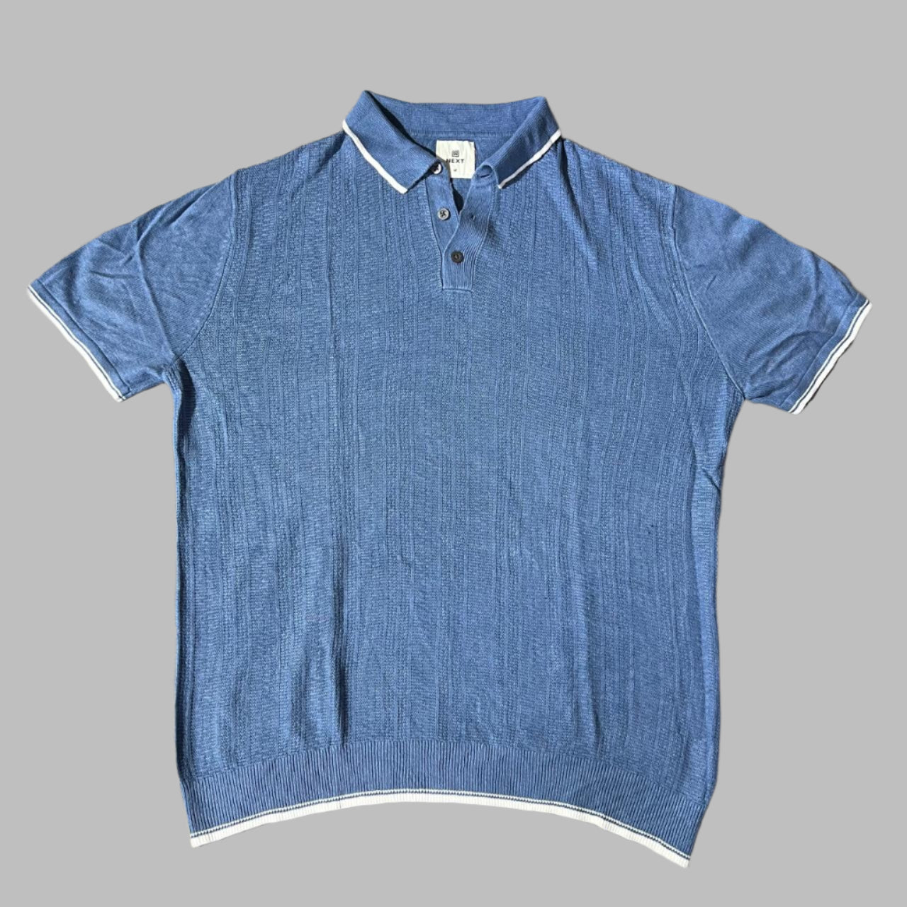 Blue Half Sleeves Polo