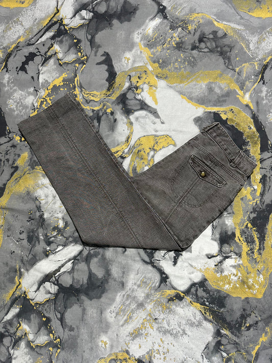 Affinites Black Grey Bootcut Jeans