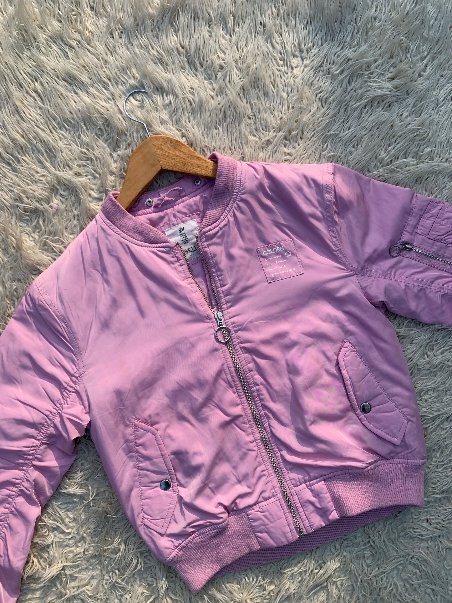 Pink Bomber Jacket