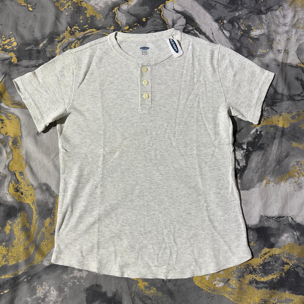Light Grey Henley Shirt