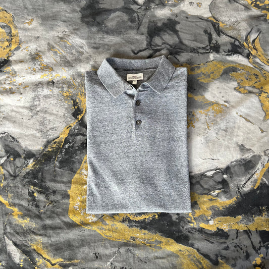 Fine Soft Cotton Gray Polo