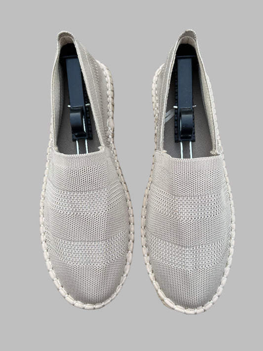 Light Gray Espadrilles Slip On Shoes