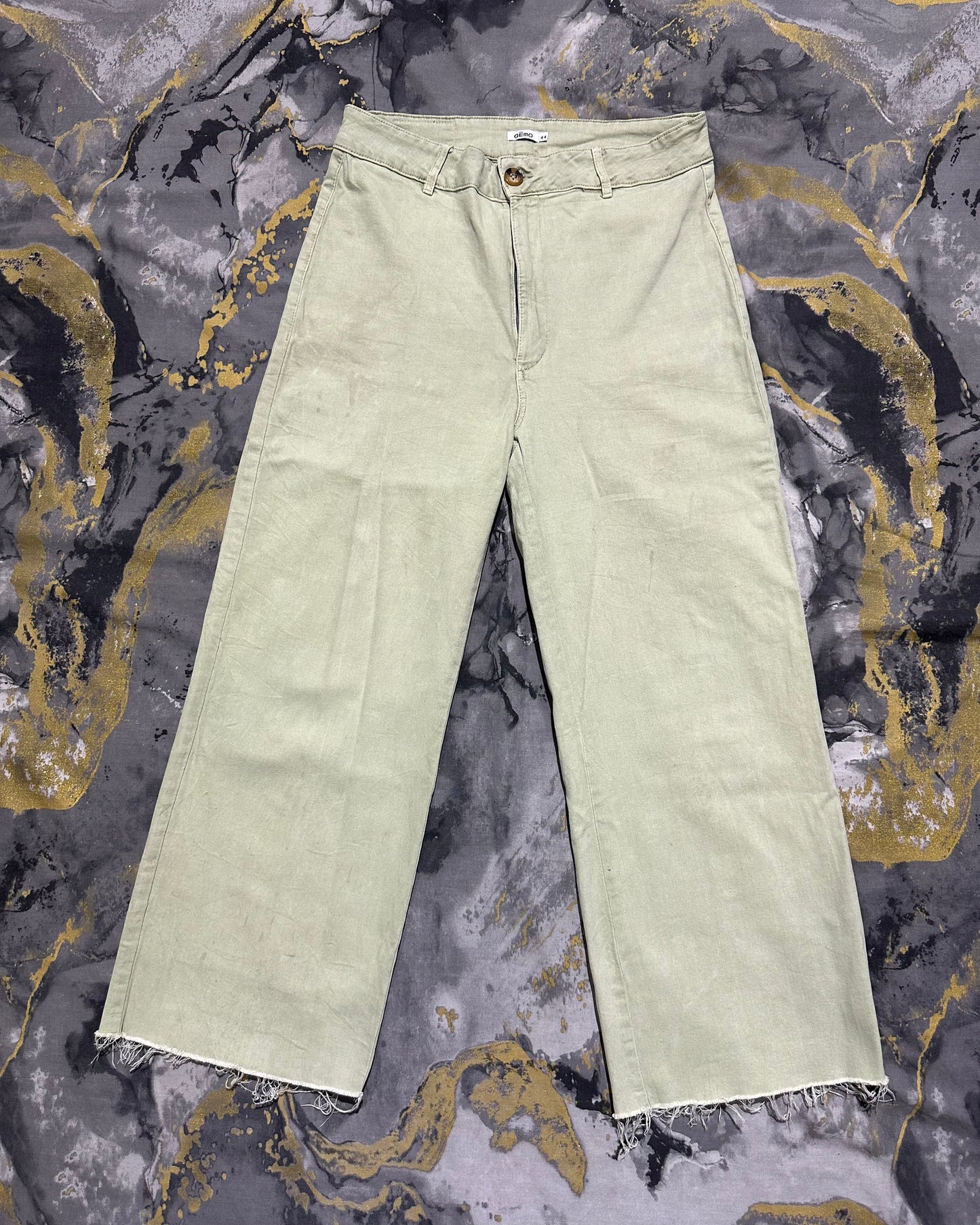 GWM Denim Light Matcha Baggy Jeans