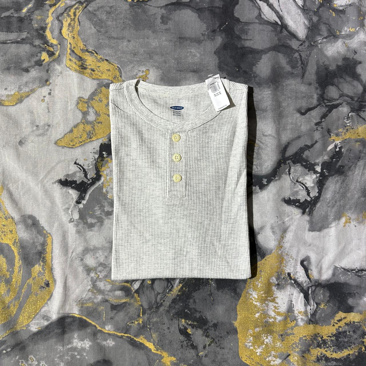 Light Grey Henley Shirt