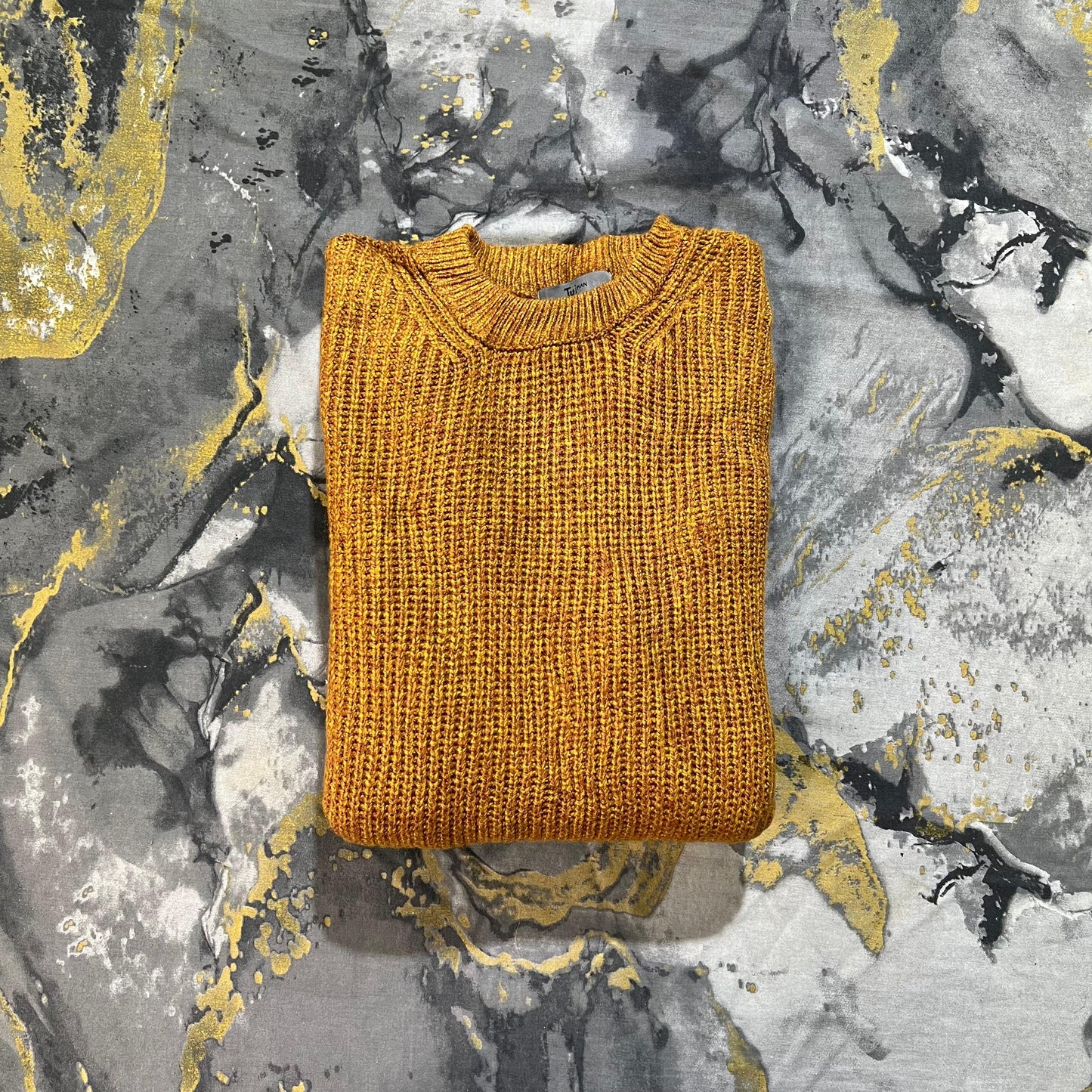 Yellow Knitted Sweater