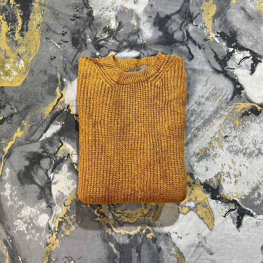 Yellow Knitted Sweater
