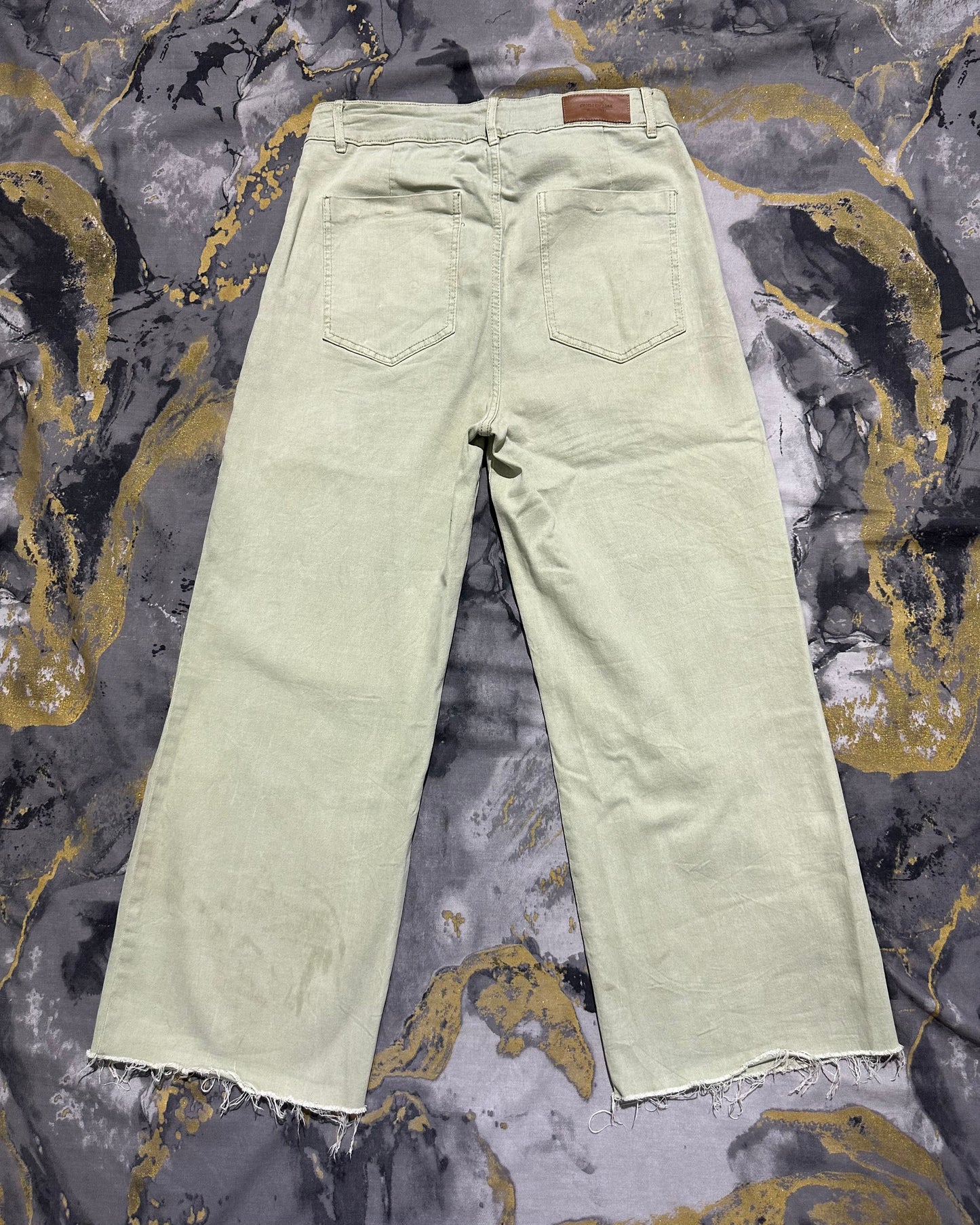 GWM Denim Light Matcha Baggy Jeans