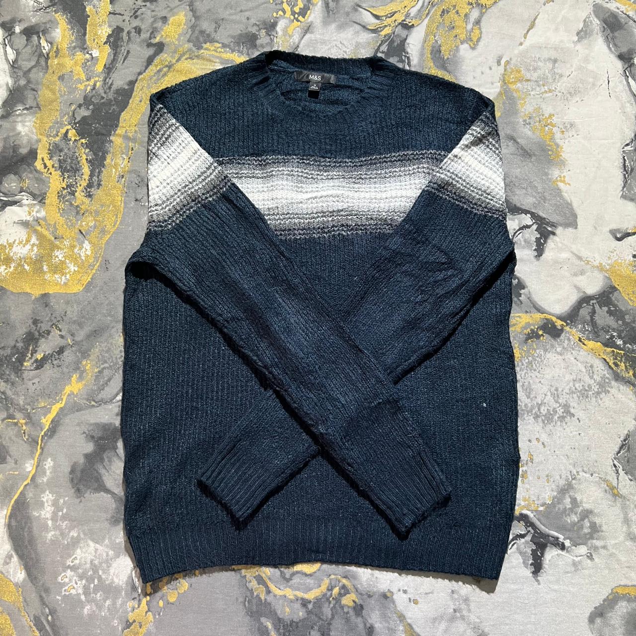 Blue Striped Sweater