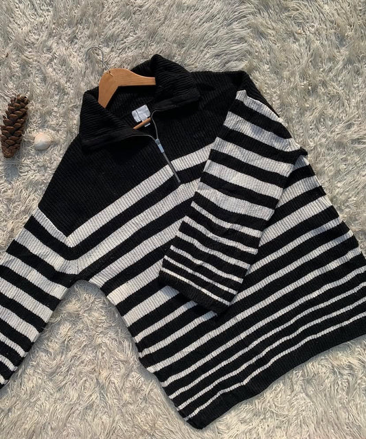 Striped Zipper
