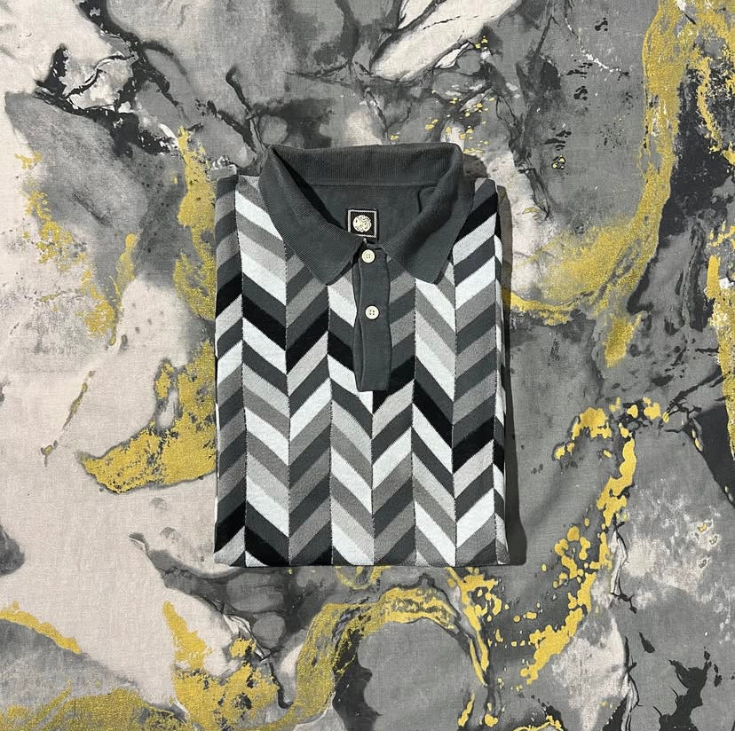 Multi-Color Patterned Polo