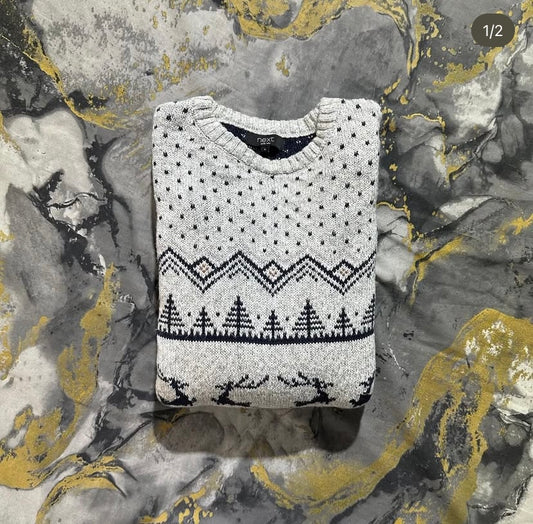 White Patterned