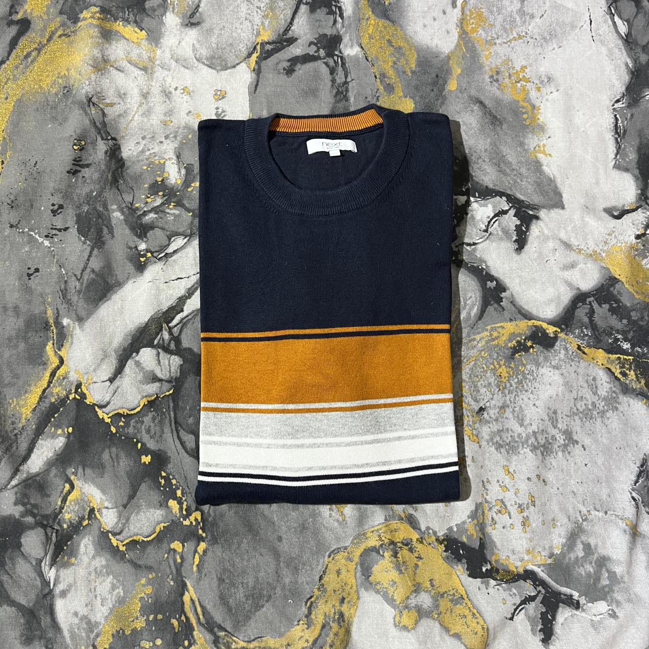 Navy-Blue Striped Shirt