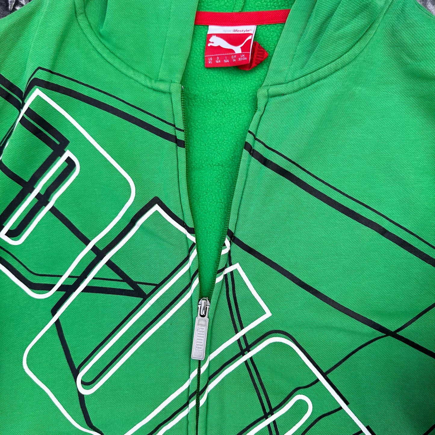Green Sports Hoodie Jacket