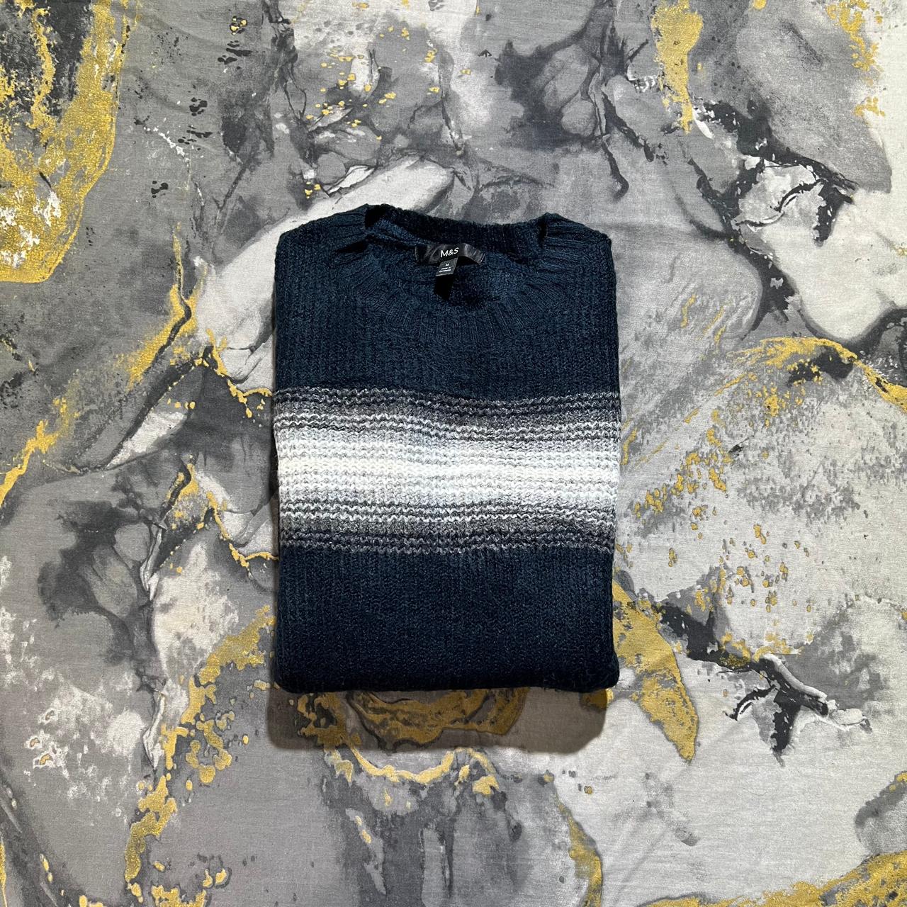 Blue Striped Sweater