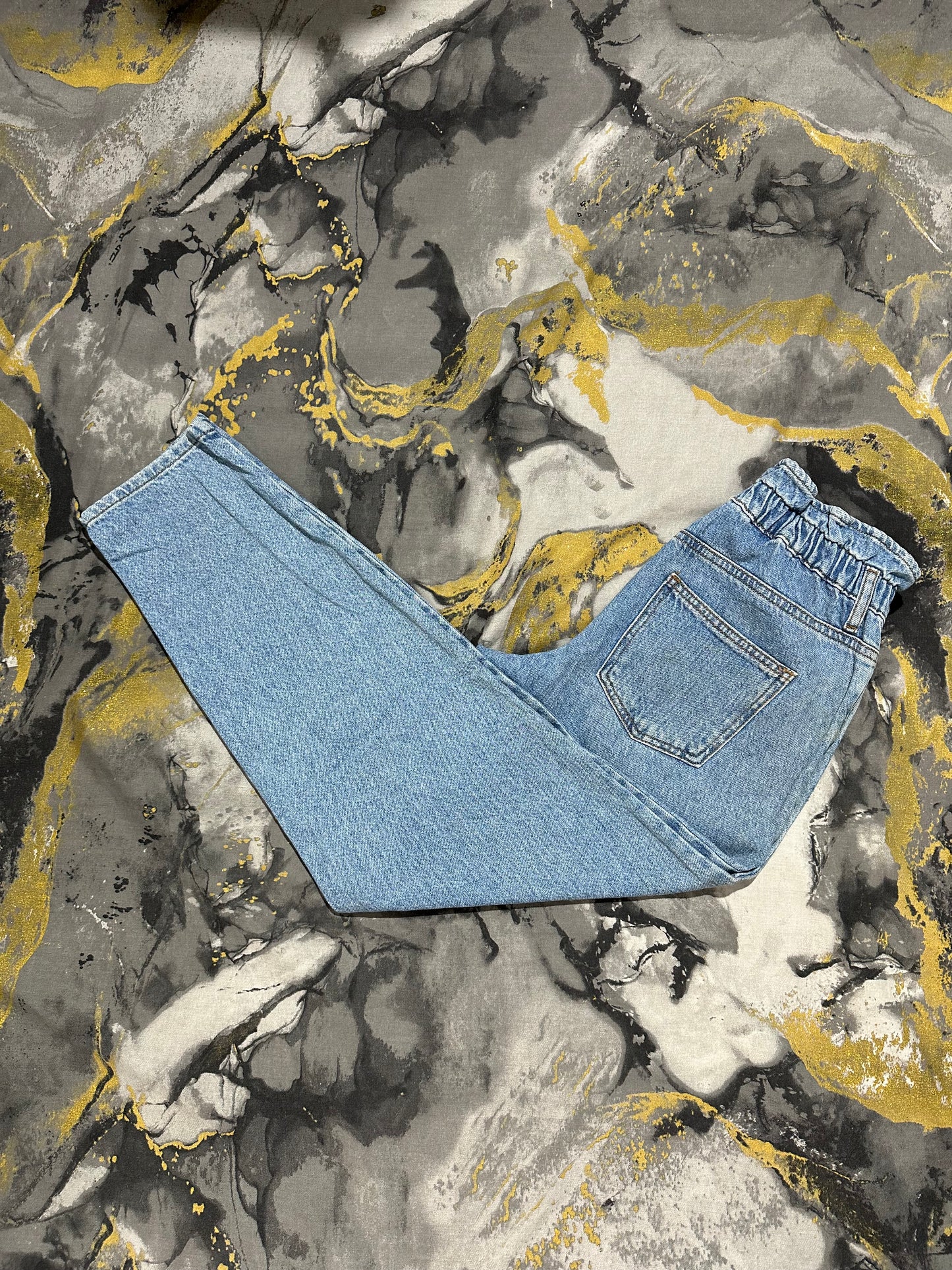 Light Blue Relaxed Tapered Fit Unisex Jeans