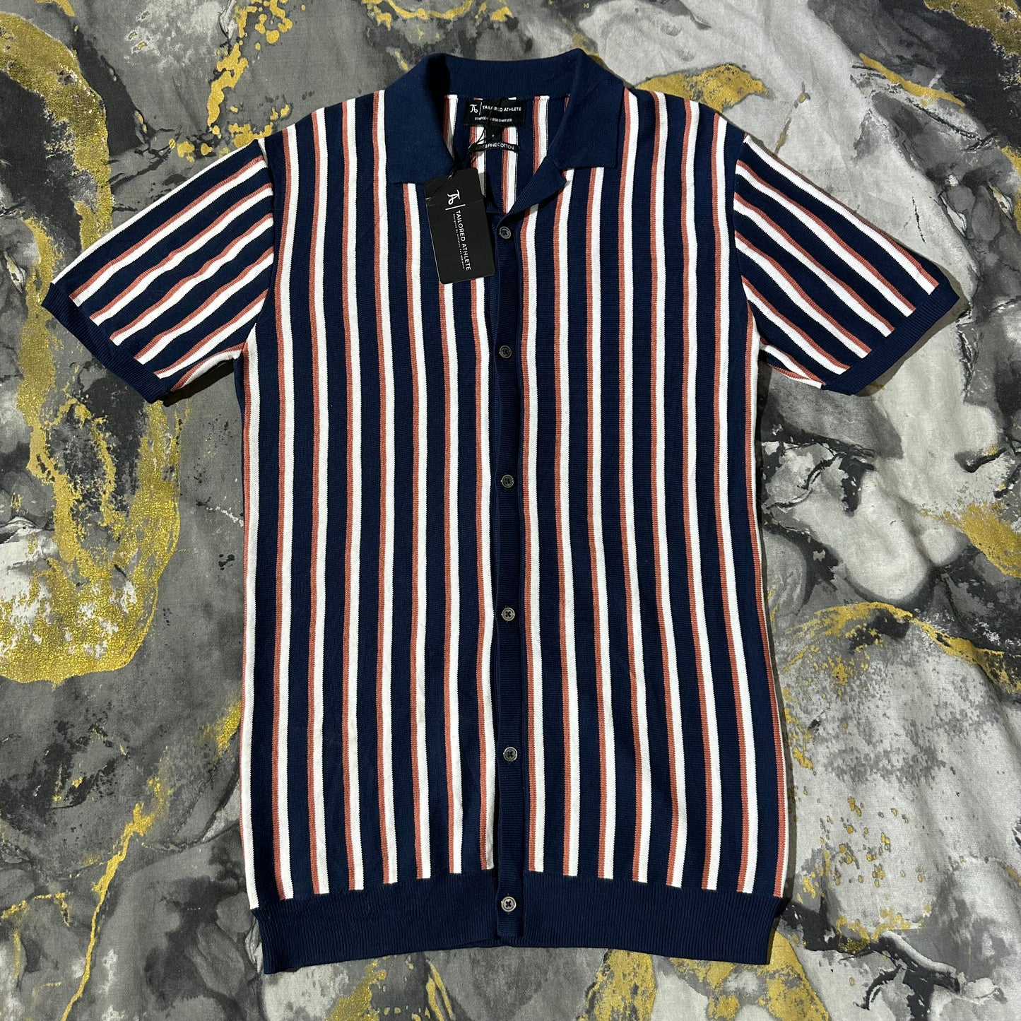 Muscle Fit Soft Luxury Cotton Stripes Buttoned Downs
