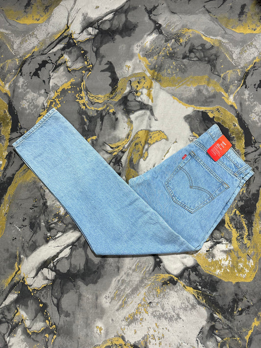 Levis 505 Straight Fit Light Blue Denim Jeans (Made in Mexico)