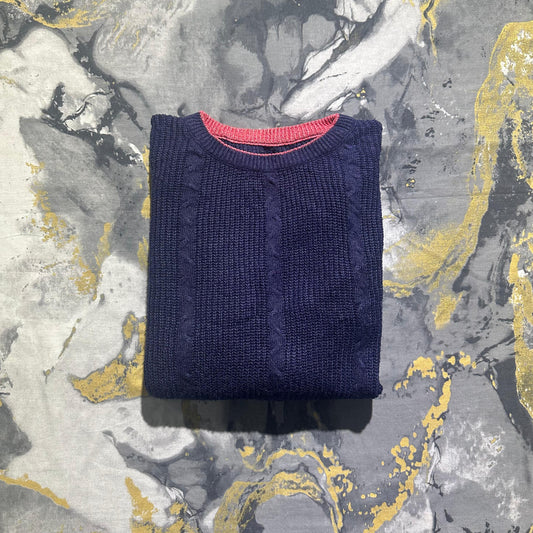 Blue Baggy Oversized Vintage Sweater
