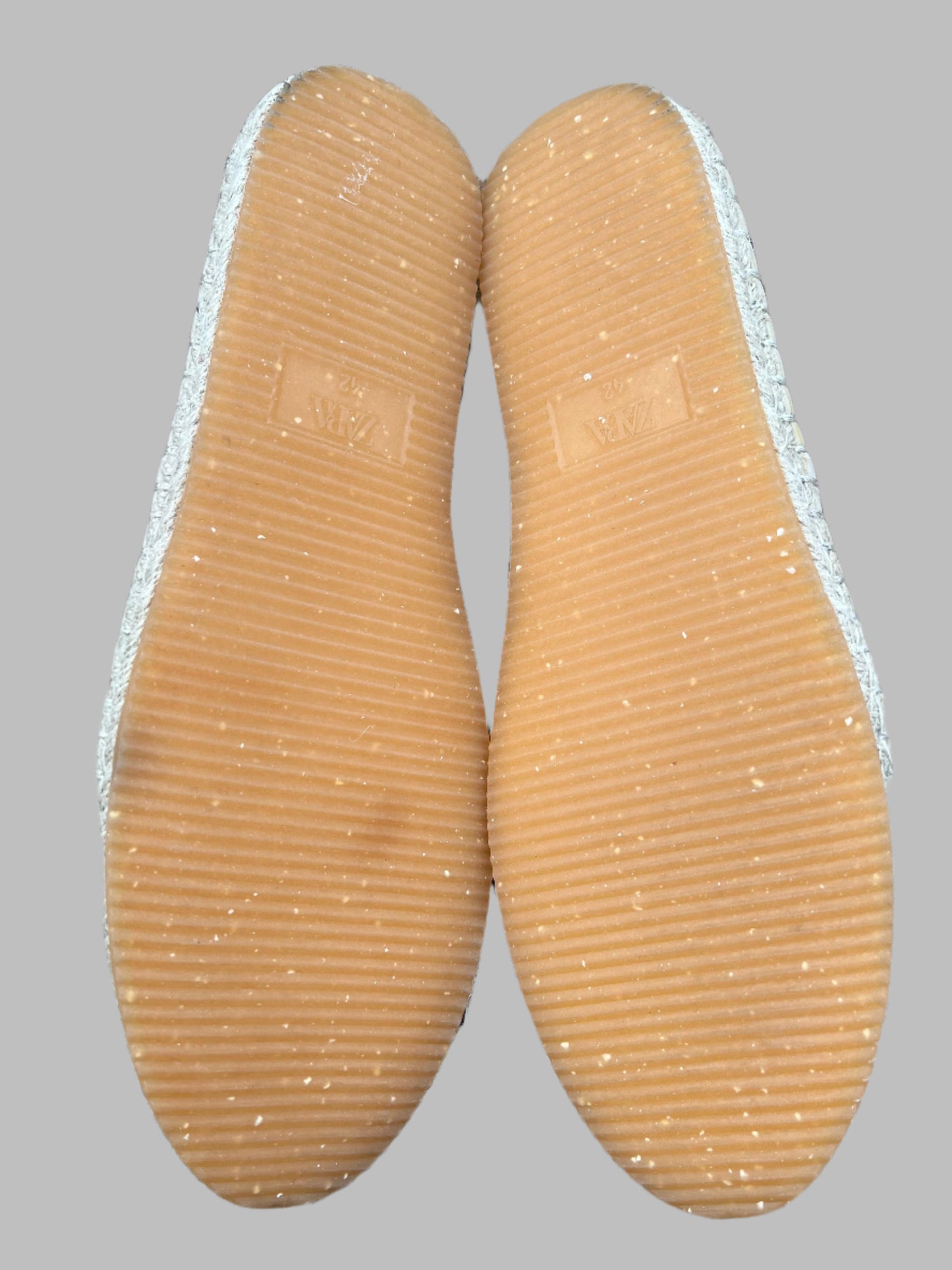 Light Gray Espadrilles Slip On Shoes