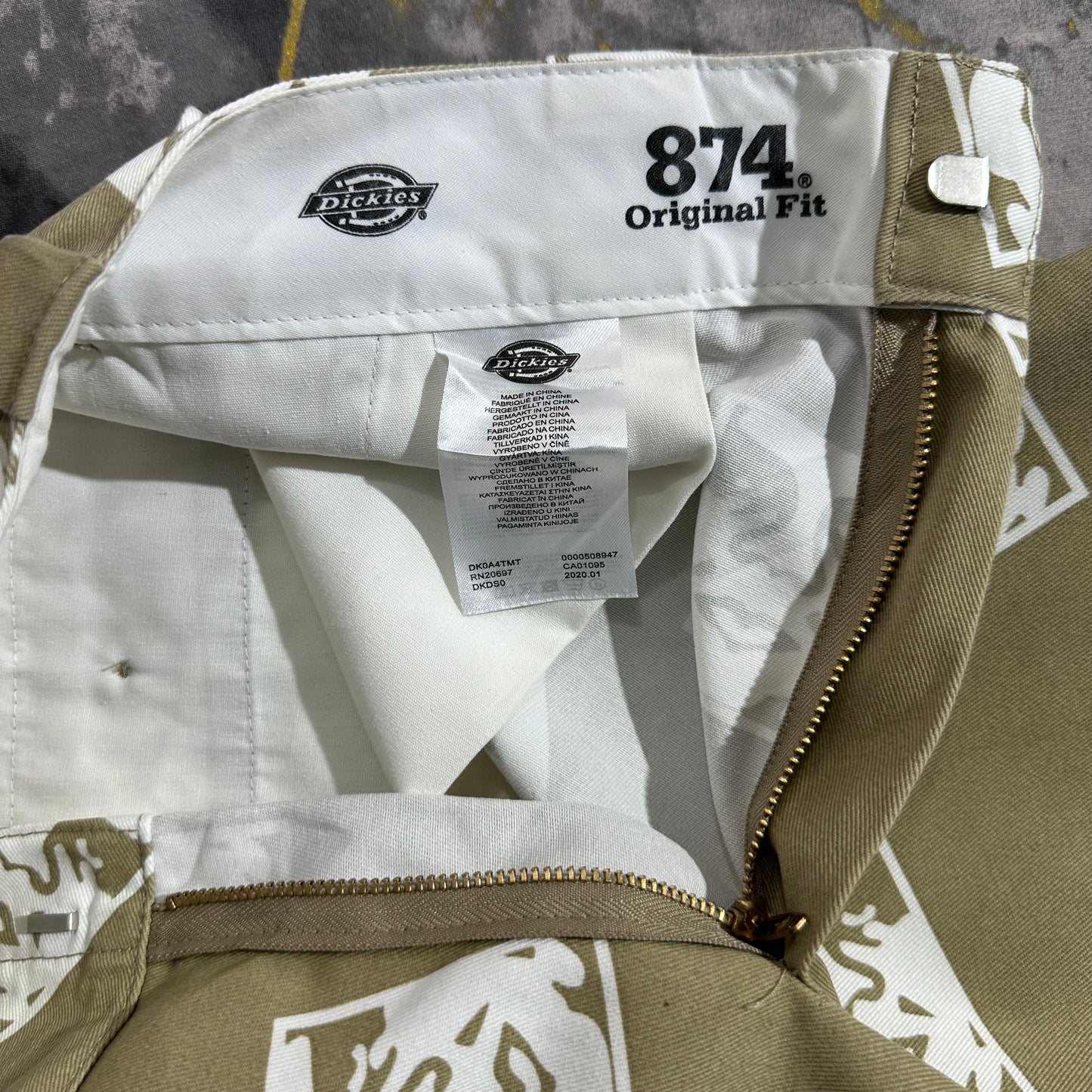 Dickies Limited Edition Face Printed Cotton Baggy Pants