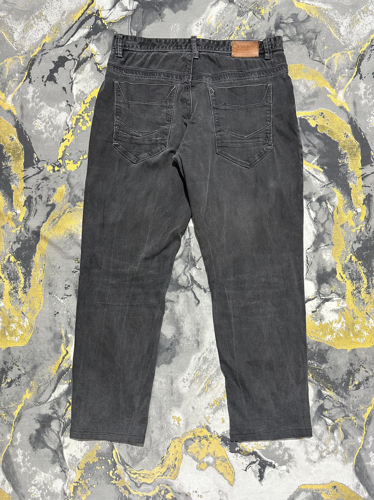 Jack Denims Black Baggy Fit Jeans