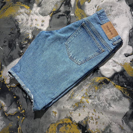 Light Blue Denim Shorts