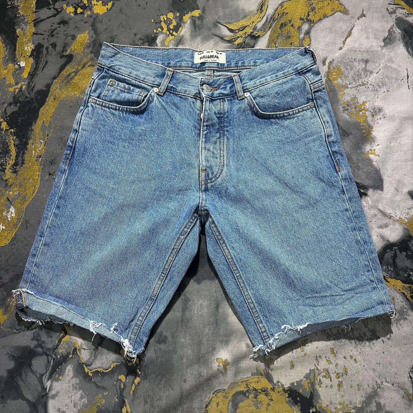 Light Blue Denim Shorts