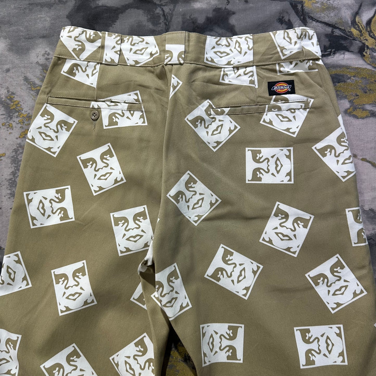 Dickies Limited Edition Face Printed Cotton Baggy Pants