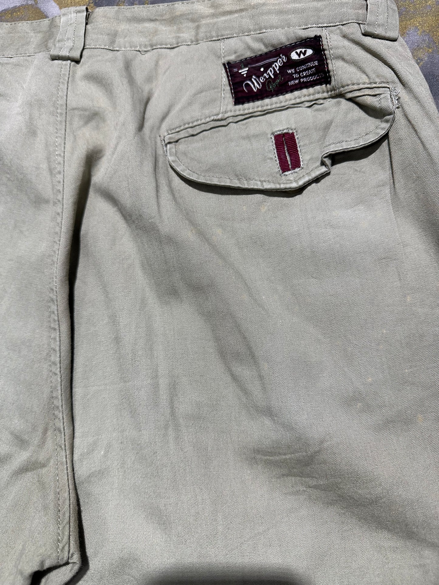 Italian Fit Beige Pleated Cotton Pants