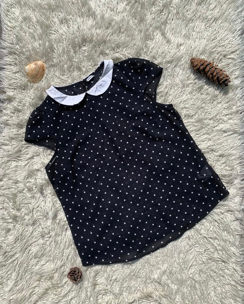 Black Polka Dot Shirt