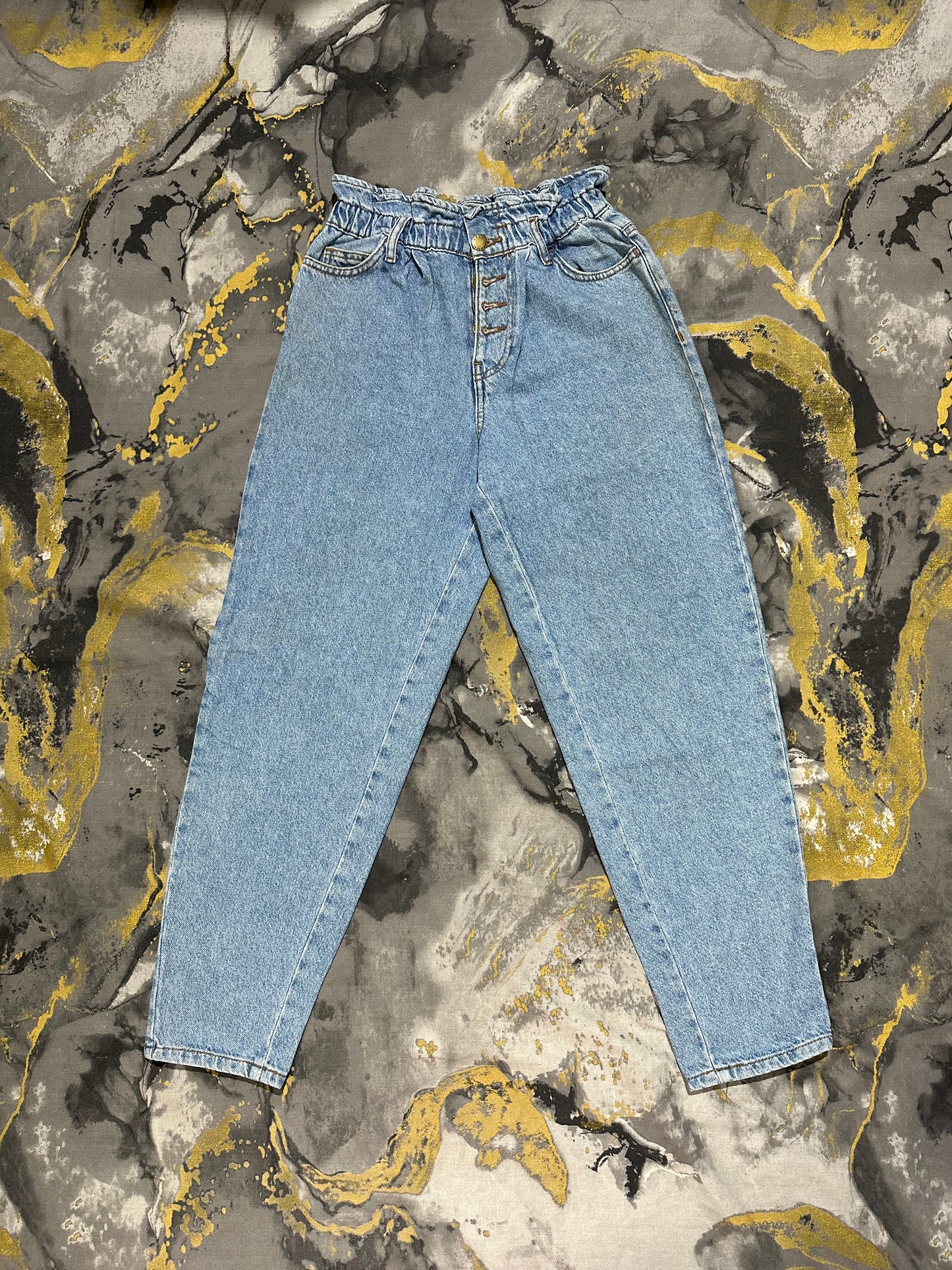 Light Blue Relaxed Tapered Fit Unisex Jeans