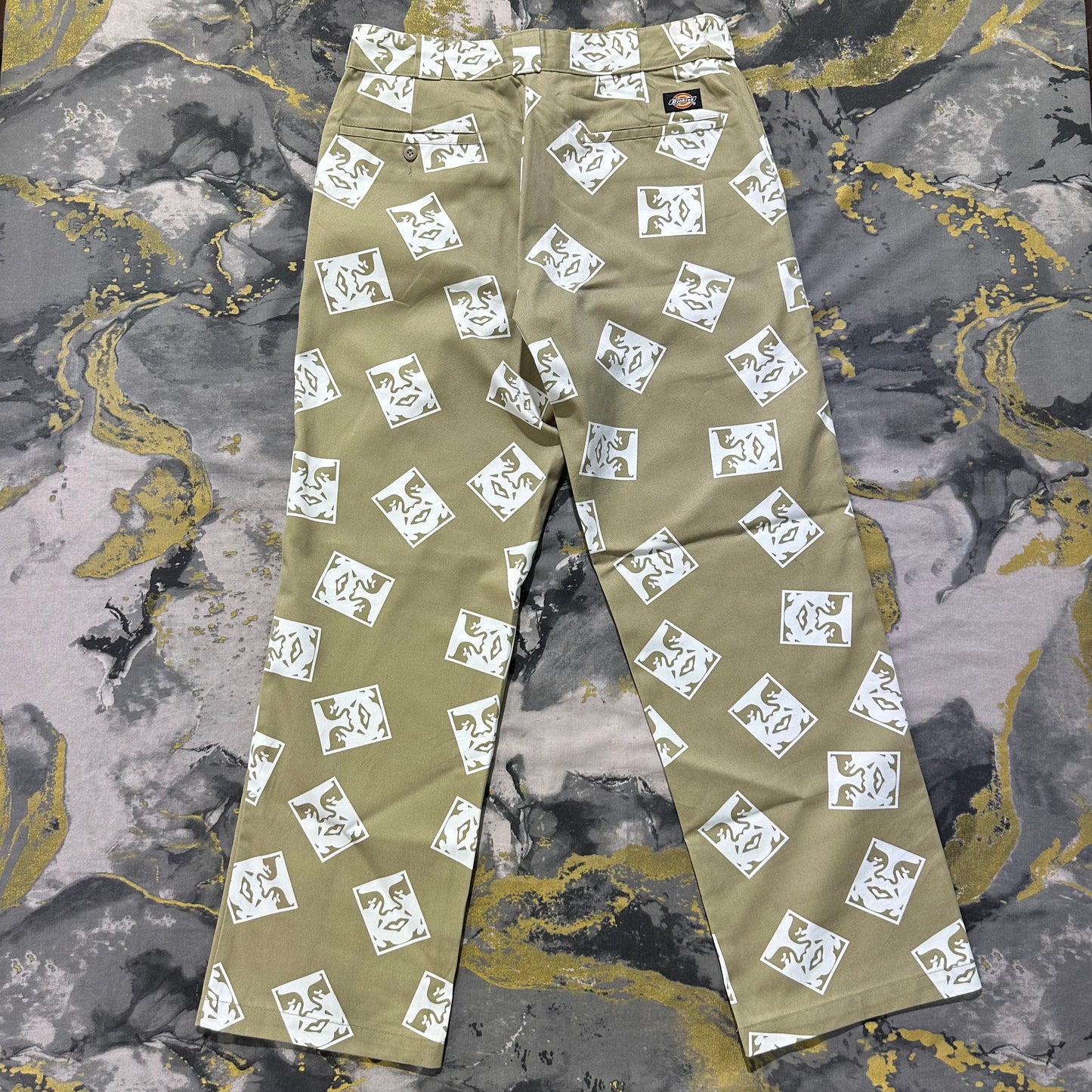 Dickies Limited Edition Face Printed Cotton Baggy Pants