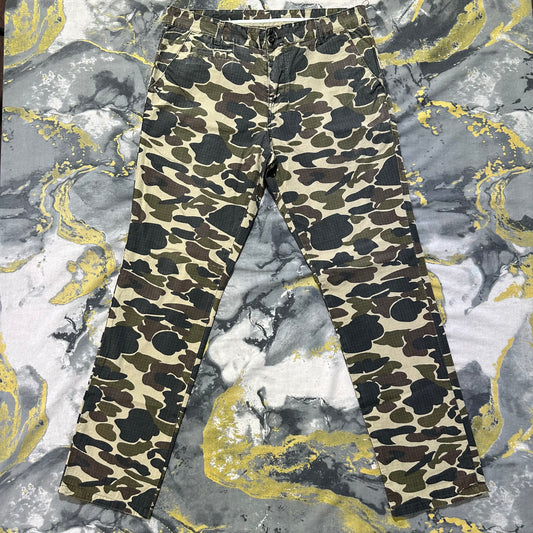 Carhartt Camo Print Terry Cotton Jeans