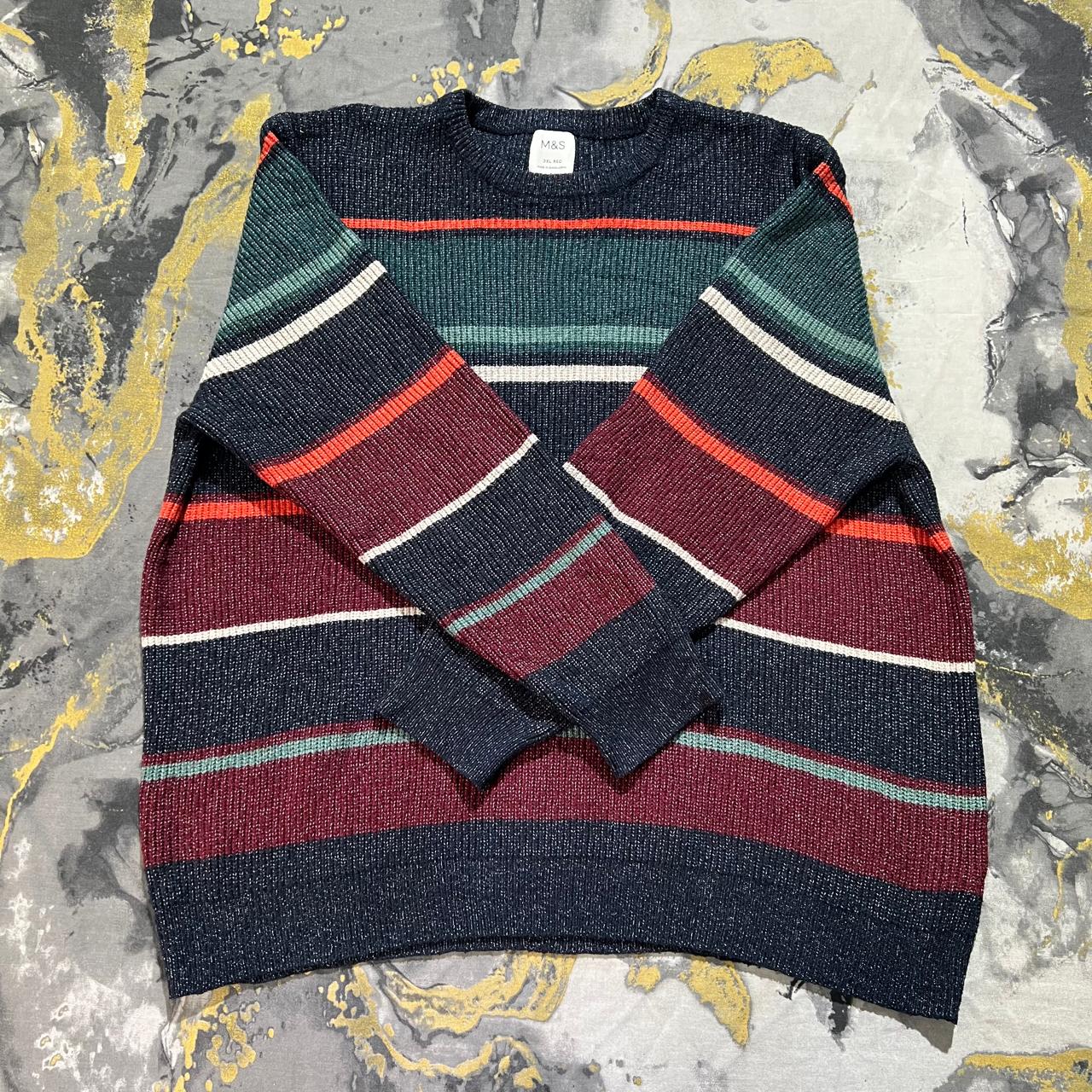 Multi-Color Knitted Sweater