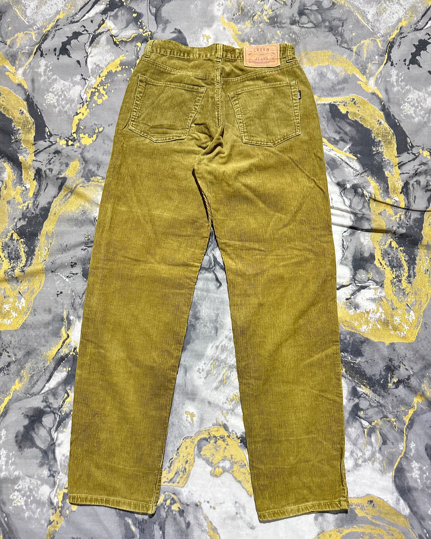 Dark Green Corduroy Pants