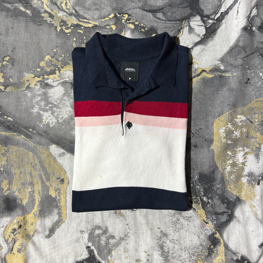 Burton London Luxury Soft Cotton Knitted Polo