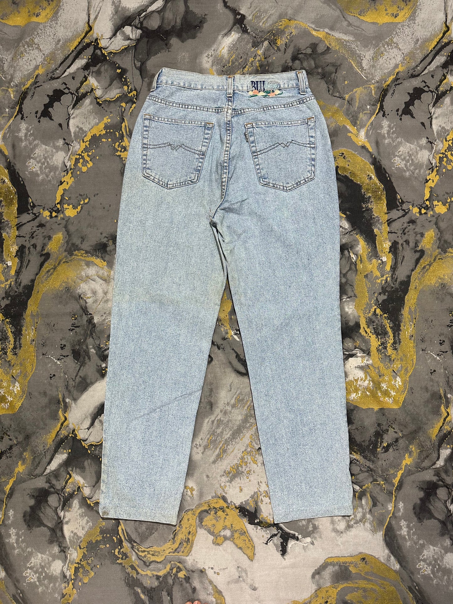 Italian Boot Cut Light Blue Denim Jeans (Made in Italy)