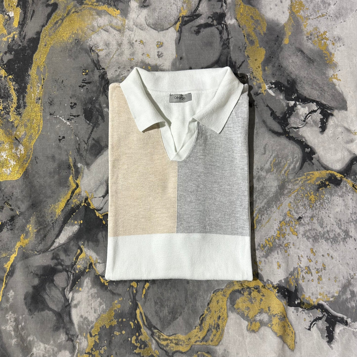 White Pastel Colour Busan Collar Polo