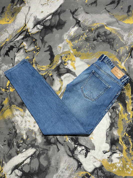 Massimo Dutti Blue Washed Jeans