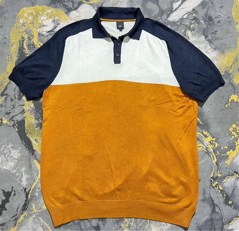 Multi-Color Knitted Polo