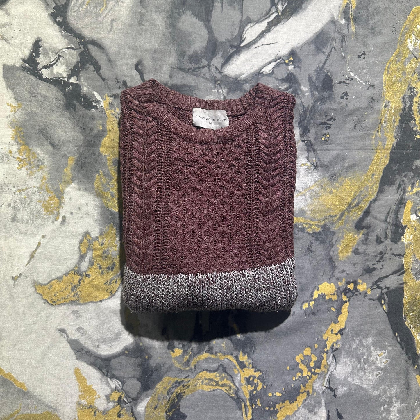 Maroon sweater