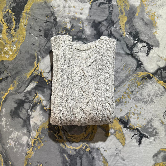 Off-White Cable Knit Sweater