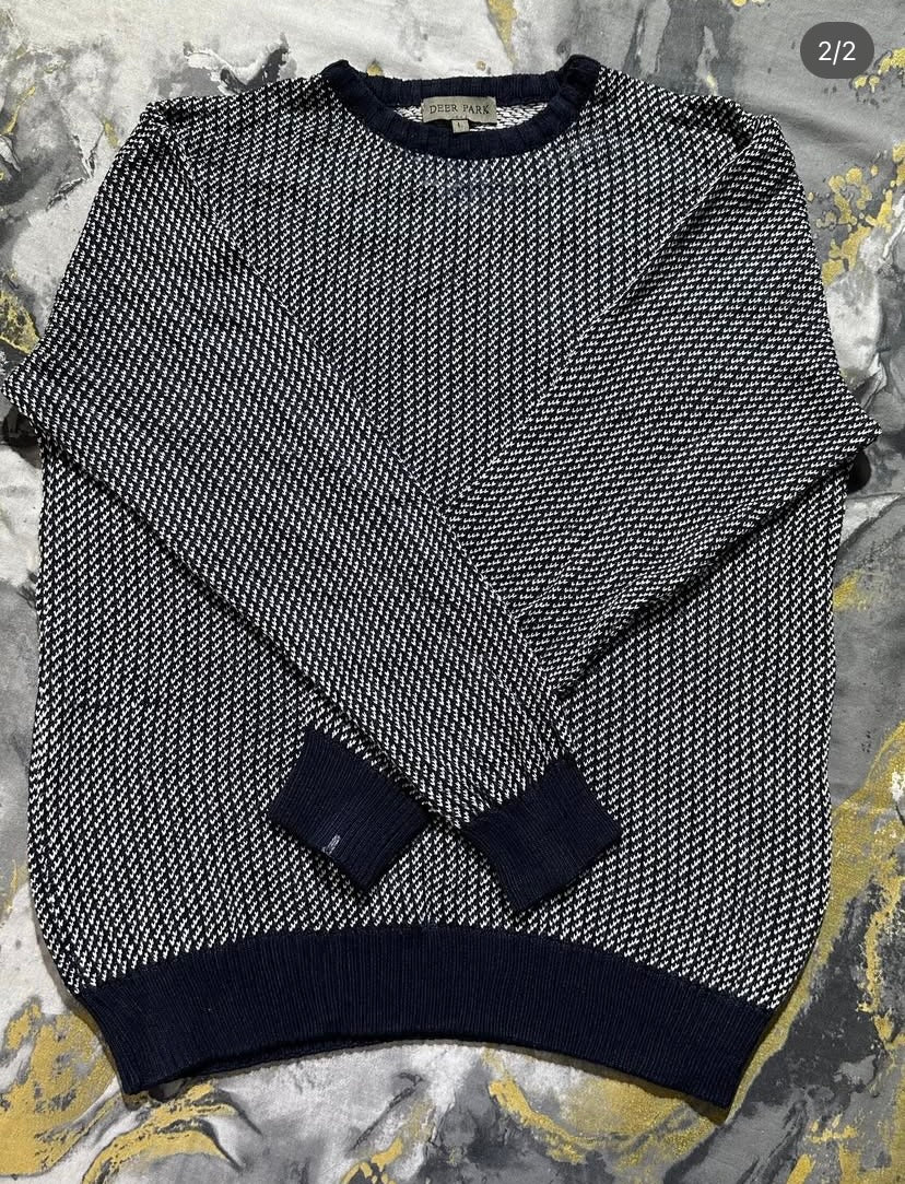 Grey Patterned Sweater