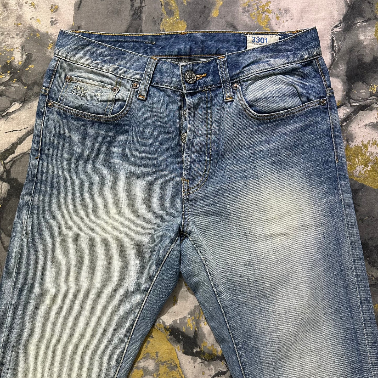 G-Star Light Blue Bootcut Denim Jeans