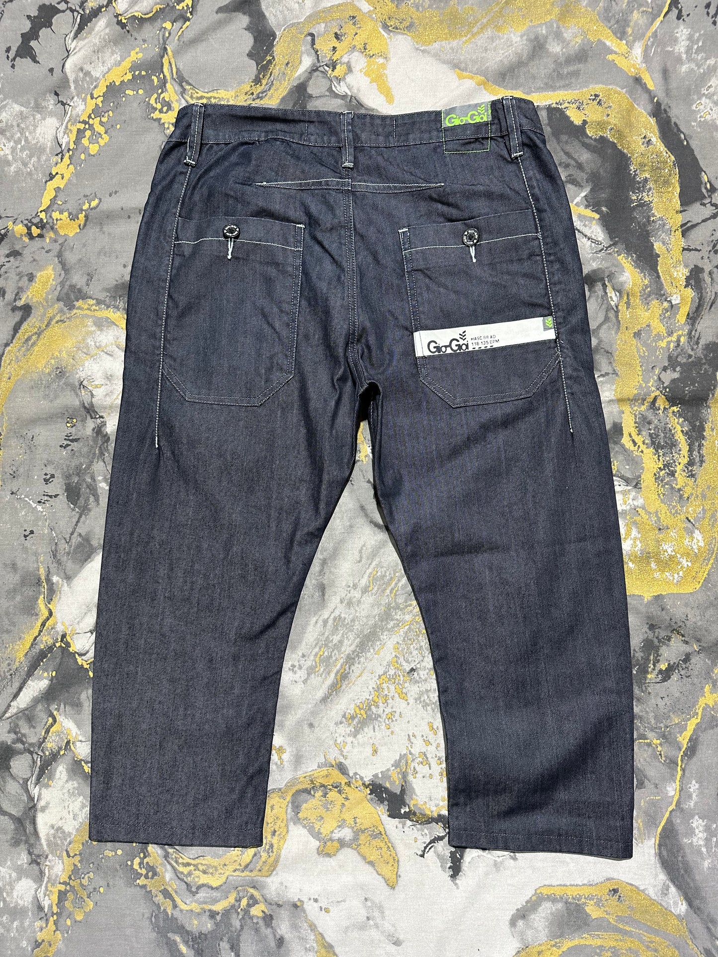 Gio-Gio Light Black Baggy Jeans